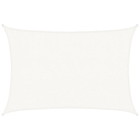 vidaXL Πανί Σκίασης Λευκό 3 x 4 μ. από HDPE 160 γρ./μ²