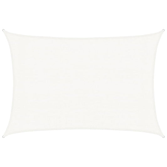 vidaXL Πανί Σκίασης Λευκό 3 x 4,5 μ. από HDPE 160 γρ./μ²