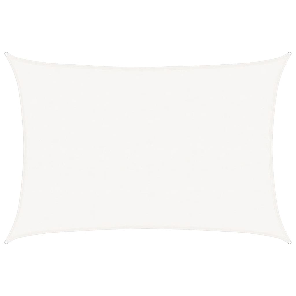 vidaXL Πανί Σκίασης Λευκό 5 x 7 μ. από HDPE 160 γρ/μ²