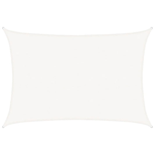 vidaXL Πανί Σκίασης Λευκό 5 x 7 μ. από HDPE 160 γρ/μ²