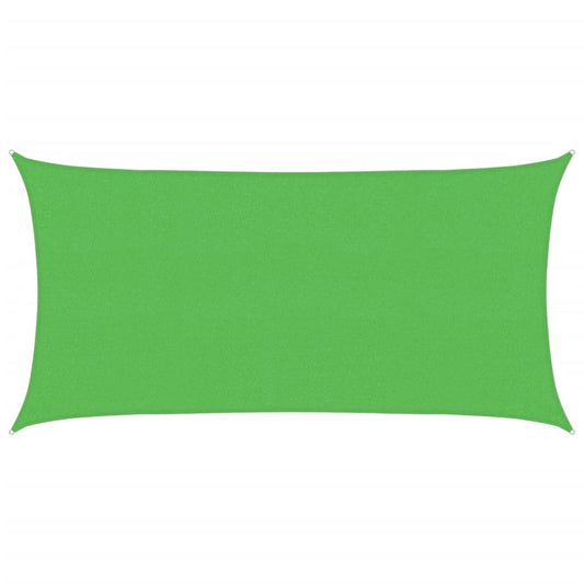 vidaXL Πανί Σκίασης Ορθογώνιο Ανοιχτό Πράσινο 2x3,5 μ. HDPE 160 γρ./μ²