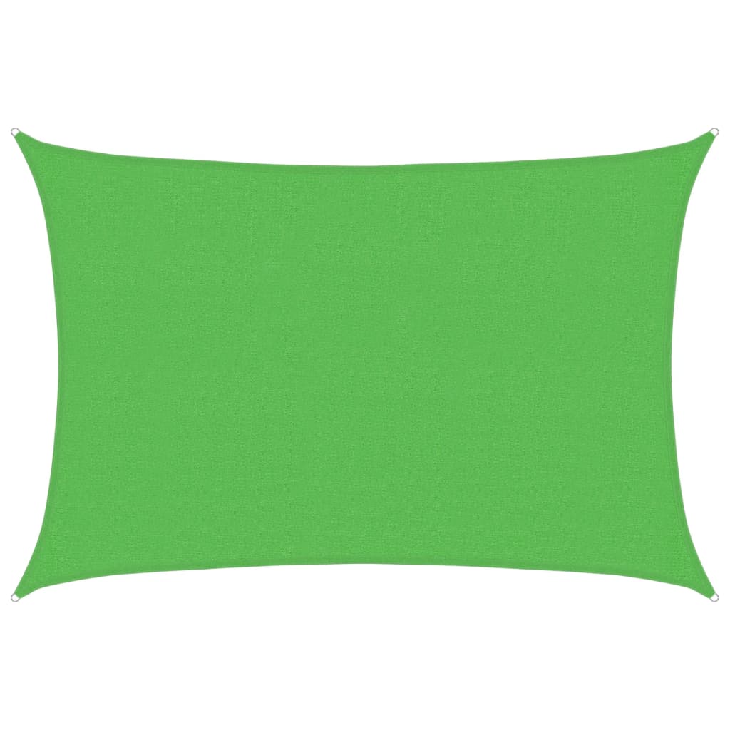 vidaXL Πανί Σκίασης Ανοιχτό Πράσινο 2,5 x 4 μ. από HDPE 160 γρ./μ²