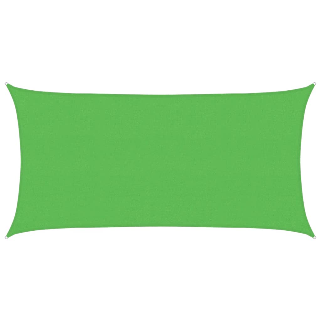 vidaXL Πανί Σκίασης Ανοιχτό Πράσινο 2,5 x 4,5 μ. από HDPE 160 γρ./μ²