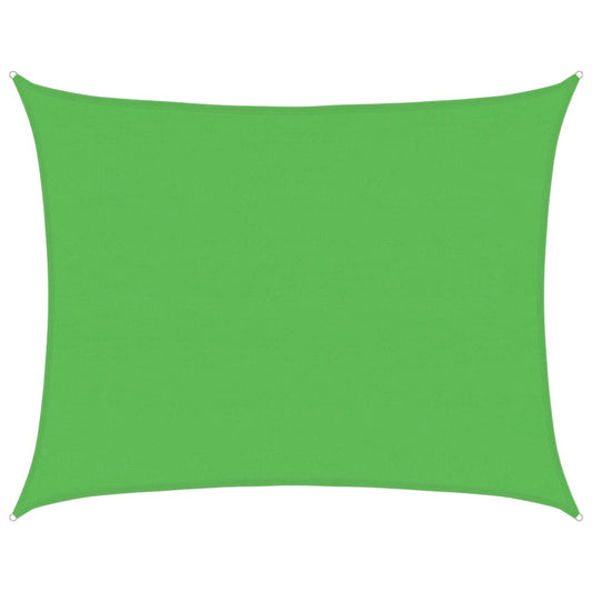 vidaXL Πανί Σκίασης Ανοιχτό Πράσινο 6 x 7 μ. από HDPE 160 γρ./μ²