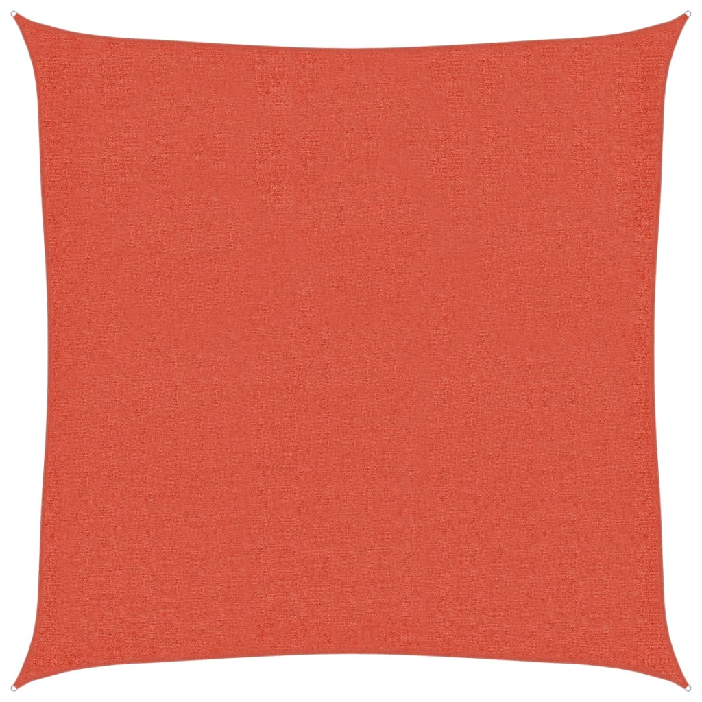 vidaXL Πανί Σκίασης Τετράγωνο Τερακότα 2,5x2,5 μ. από HDPE 160 γρ./μ²