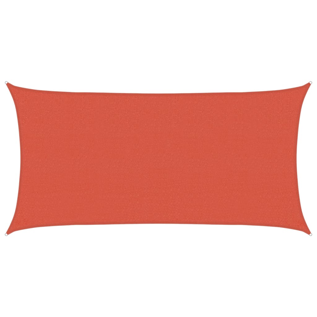 vidaXL Πανί Σκίασης Τερακότα 2,5 x 4,5 μ. από HDPE 160 γρ./μ²