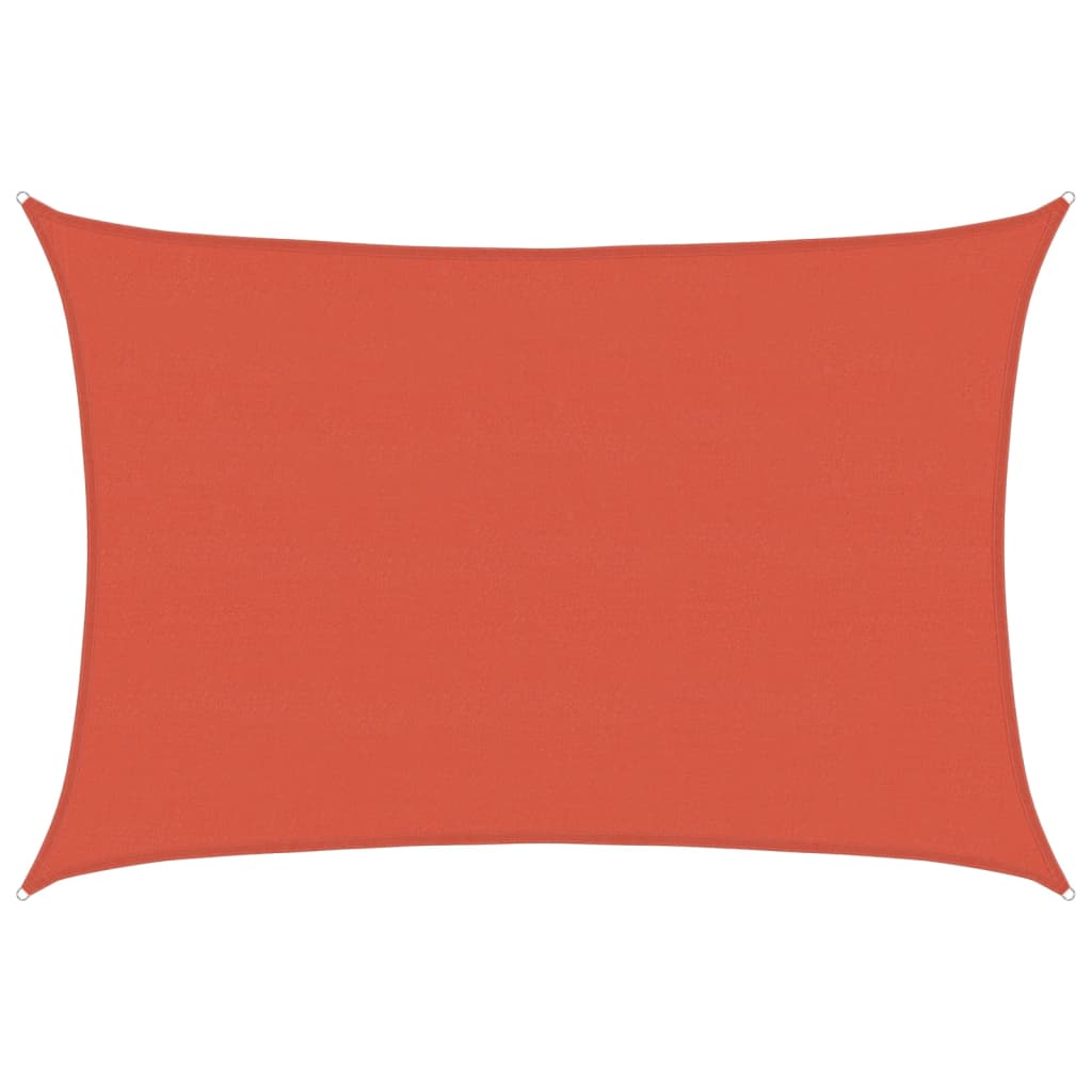vidaXL Πανί Σκίασης Τερακότα 5 x 7 μ. από HDPE 160 γρ./μ²