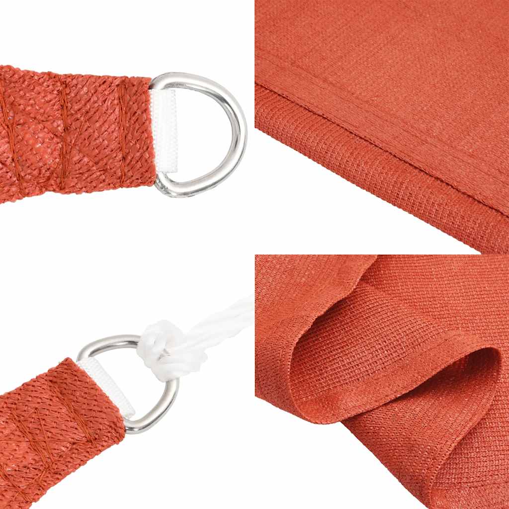 vidaXL Πανί Σκίασης Τερακότα 3/4 x 2 μ. από HDPE 160 γρ./μ²