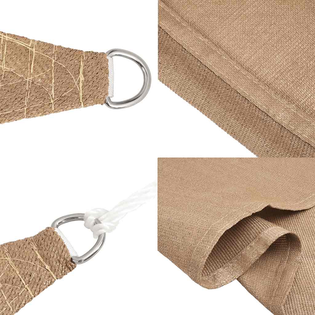 vidaXL Πανί Σκίασης Taupe 2 x 4 μ. από HDPE 160 γρ./μ²