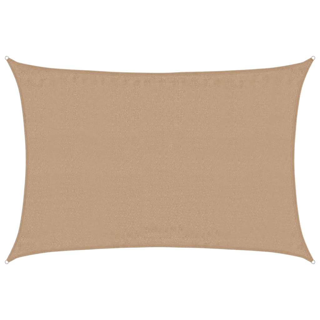 vidaXL Πανί Σκίασης Taupe 3,5 x 4,5 μ. από HDPE 160 γρ./μ²