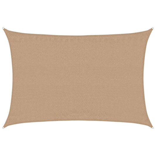 vidaXL Πανί Σκίασης Taupe 3,5 x 4,5 μ. από HDPE 160 γρ./μ²