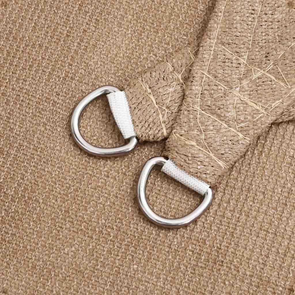 vidaXL Πανί Σκίασης Taupe 2,5 x 2,5 x 3,5 μ. από HDPE 160 γρ/μ²