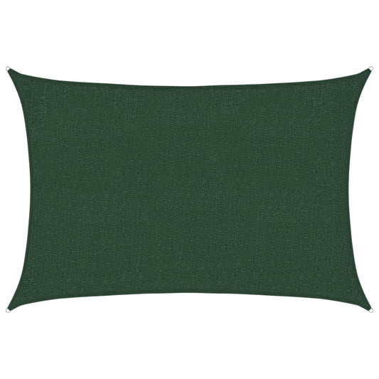 vidaXL Πανί Σκίασης Σκούρο Πράσινο 2 x 3 μ. από HDPE 160 γρ./μ²