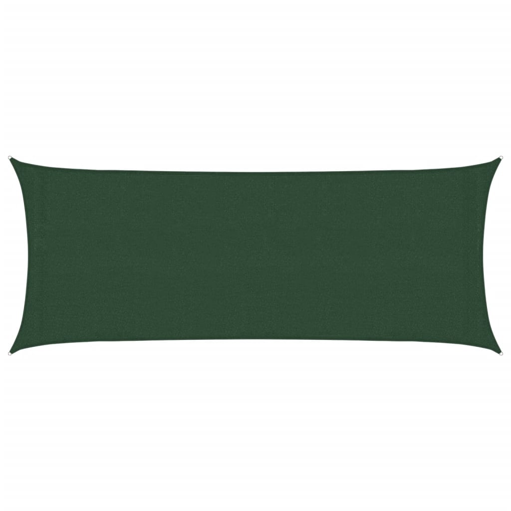 vidaXL Πανί Σκίασης Σκούρο Πράσινο 2 x 4,5 μ. από HDPE 160 γρ./μ²