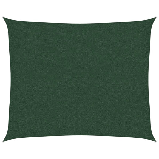 vidaXL Πανί Σκίασης Σκούρο Πράσινο 2,5 x 3 μ. από HDPE 160 γρ./μ²