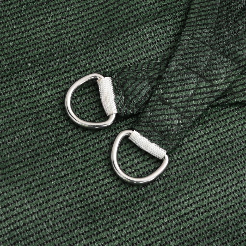 vidaXL Πανί Σκίασης Σκούρο Πράσινο 6 x 7 μ. από HDPE 160 γρ./μ²