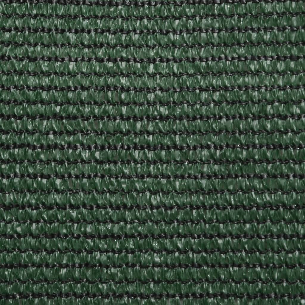 vidaXL Πανί Σκίασης Σκούρο Πράσινο 4 x 4 x 4 μ. από HDPE 160 γρ./μ²
