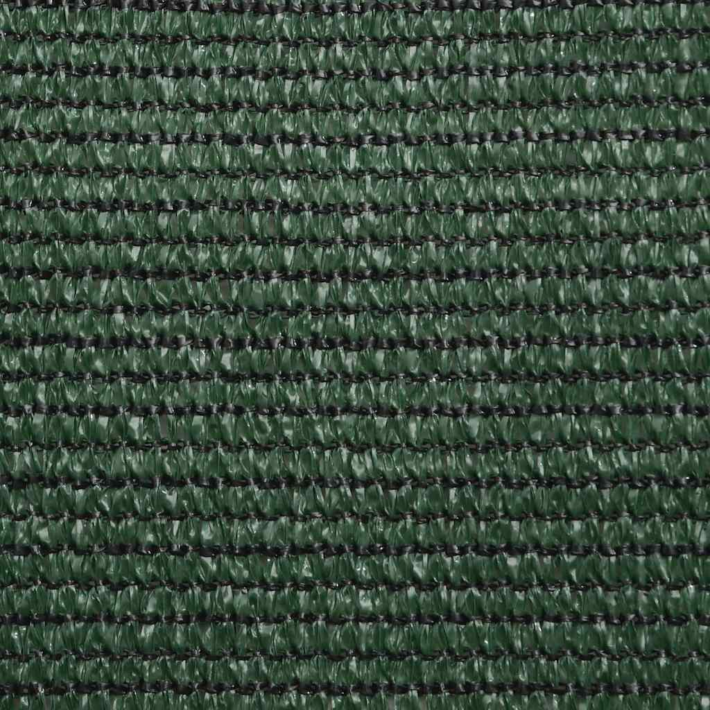 vidaXL Πανί Σκίασης Σκούρο Πράσινο 5 x 7 x 7 μ. από HDPE 160 γρ./μ²