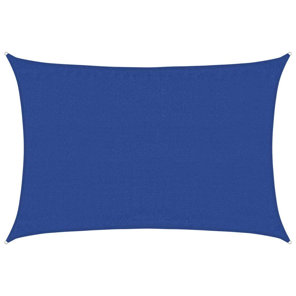 vidaXL Πανί Σκίασης Μπλε Ορθογώνιο 3,5x4,5 μ. από HDPE 160 γρ/μ²