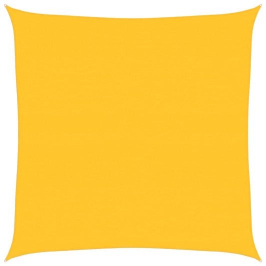 vidaXL Πανί Σκίασης Τετράγωνο Κίτρινο 4,5x4,5 μ. από HDPE 160 γρ./μ²