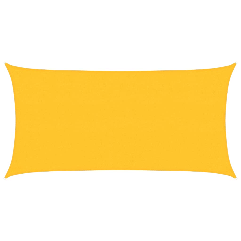 vidaXL Πανί Σκίασης Κίτρινο 2,5 x 5 μ. 160 γρ./μ² από HDPE