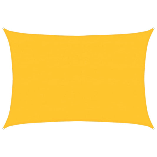 vidaXL Πανί Σκίασης Ορθογώνιο Κίτρινο 4x5 μ. HDPE 160 γρ./μ²