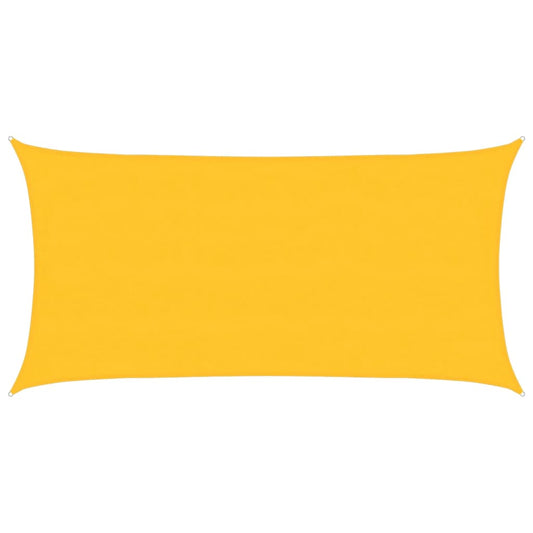 vidaXL Πανί Σκίασης Ορθογώνιο Κίτρινο 4x7 μ. HDPE 160 γρ./μ²