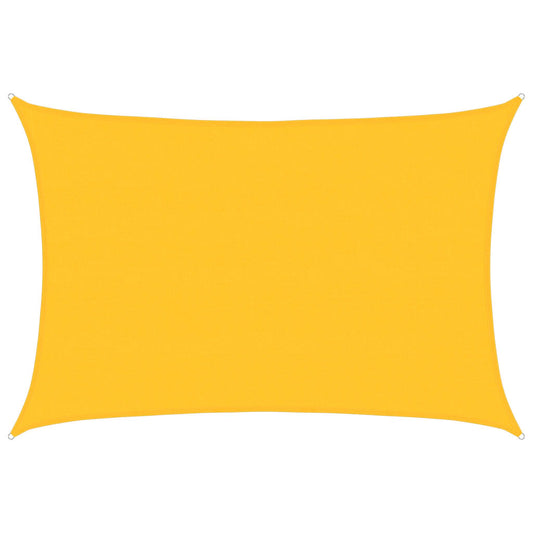 vidaXL Πανί Σκίασης Ορθογώνιο Κίτρινο 5x6 μ. HDPE 160 γρ./μ²