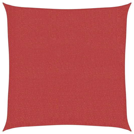 vidaXL Πανί Σκίασης Κόκκινο 2,5 x 2,5 μ. από HDPE 160 γρ./μ²