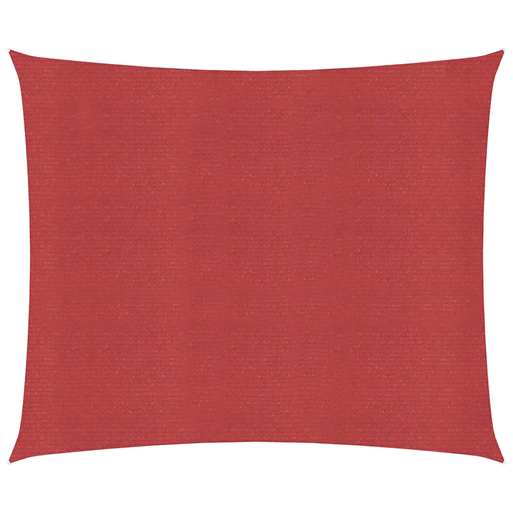 vidaXL Πανί Σκίασης Κόκκινο 4,5 x 4,5 μ. από HDPE 160 γρ./μ²