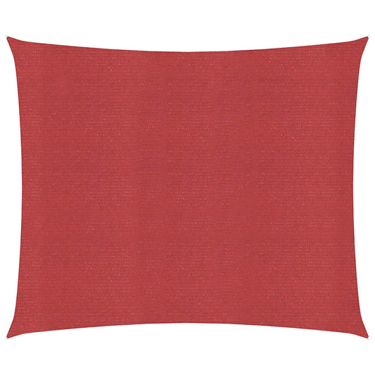 vidaXL Πανί Σκίασης Κόκκινο 4,5 x 4,5 μ. από HDPE 160 γρ./μ²