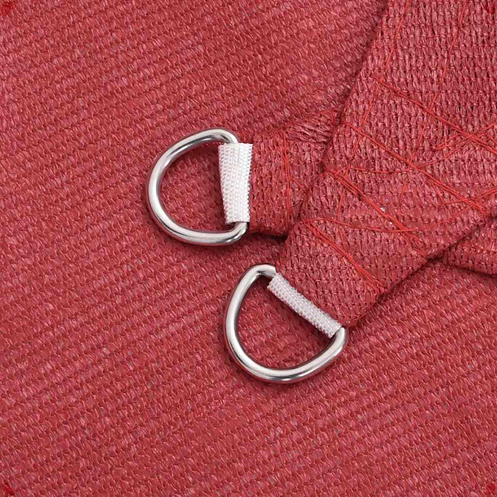 vidaXL Πανί Σκίασης Κόκκινο 4,5 x 4,5 μ. από HDPE 160 γρ./μ²