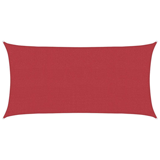 vidaXL Πανί Σκίασης Κόκκινο 2 x 3,5 μ. από HDPE 160 γρ./μ²