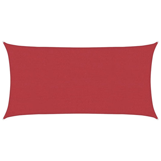 vidaXL Πανί Σκίασης Κόκκινο 2 x 4 μ. από HDPE 160 γρ./μ²