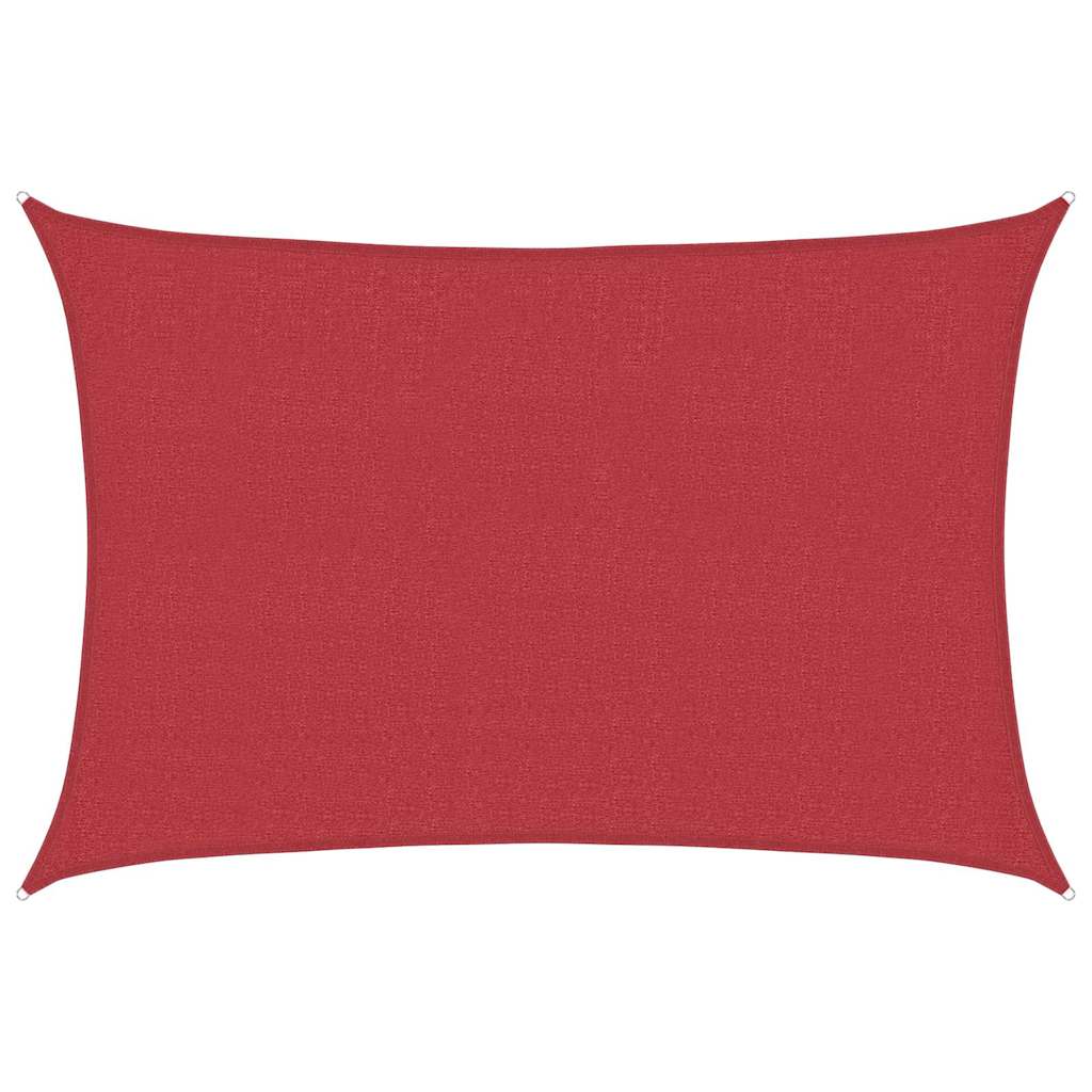 vidaXL Πανί Σκίασης Κόκκινο 2,5 x 4 μ. από HDPE 160 γρ./μ²