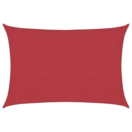 vidaXL Πανί Σκίασης Κόκκινο 2,5 x 4 μ. από HDPE 160 γρ./μ²