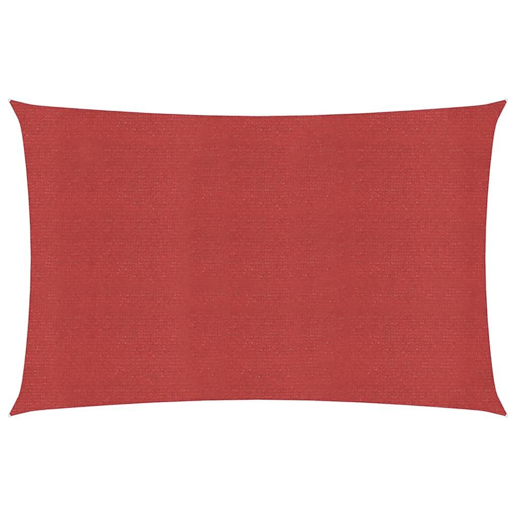 vidaXL Πανί Σκίασης Κόκκινο 2,5 x 5 μ. από HDPE 160 γρ./μ²