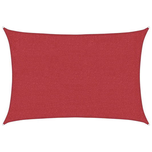 vidaXL Πανί Σκίασης Κόκκινο 3 x 4,5 μ. από HDPE 160 γρ./μ²