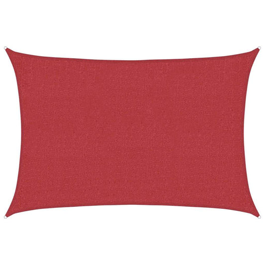 vidaXL Πανί Σκίασης Κόκκινο 3 x 5 μ. από HDPE 160 γρ./μ²