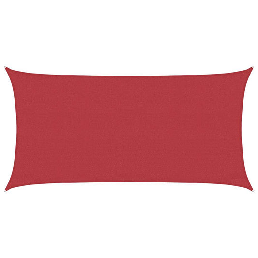 vidaXL Πανί Σκίασης Κόκκινο 3 x 6 μ. από HDPE 160 γρ./μ²