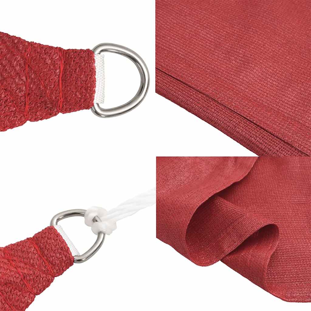 vidaXL Πανί Σκίασης Κόκκινο 4 x 5 μ. από HDPE 160 γρ./μ²