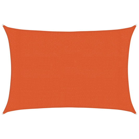 vidaXL Πανί Σκίασης Ορθογώνιο Πορτοκαλί 3x5 μ. από HDPE 160 γρ/μ²