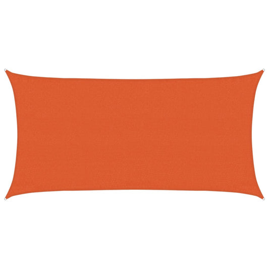vidaXL Πανί Σκίασης Ορθογώνιο Πορτοκαλί 3x6 μ. από HDPE 160 γρ/μ²