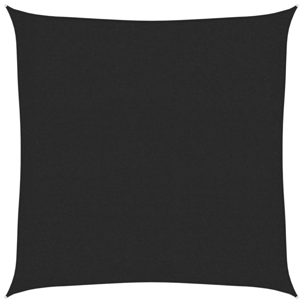 vidaXL Πανί Σκίασης Μαύρο 2 x 2 μ. από HDPE 160 γρ./μ²