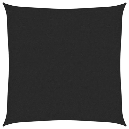 vidaXL Πανί Σκίασης Μαύρο 3 x 3 μ. από HDPE 160 γρ./μ²