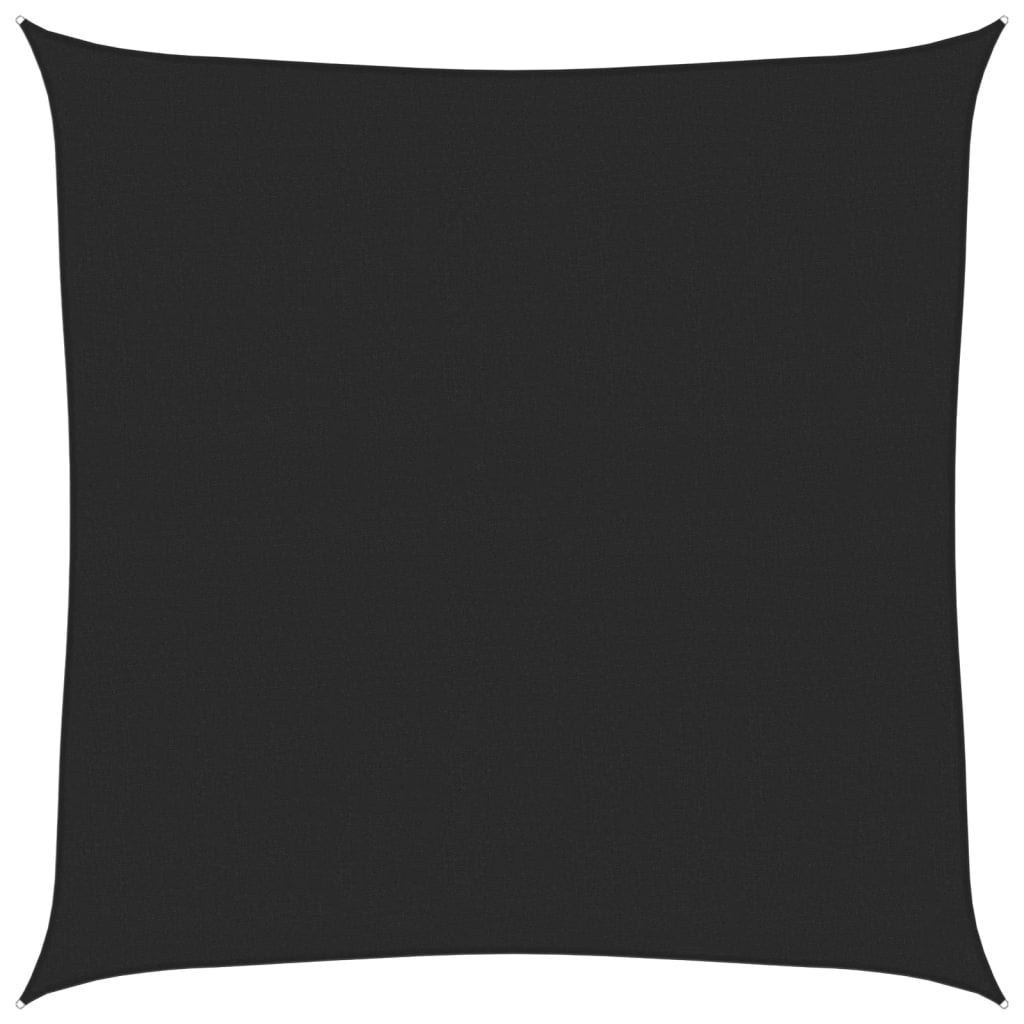 vidaXL Πανί Σκίασης Μαύρο 4,5 x 4,5 μ. από HDPE 160 γρ./μ²