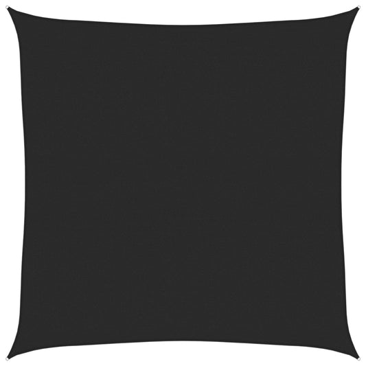 vidaXL Πανί Σκίασης Μαύρο 5 x 5 μ. από HDPE 160 γρ./μ²