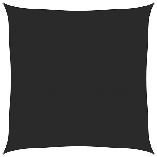 vidaXL Πανί Σκίασης Μαύρο 6 x 6 μ. από HDPE 160 γρ./μ²