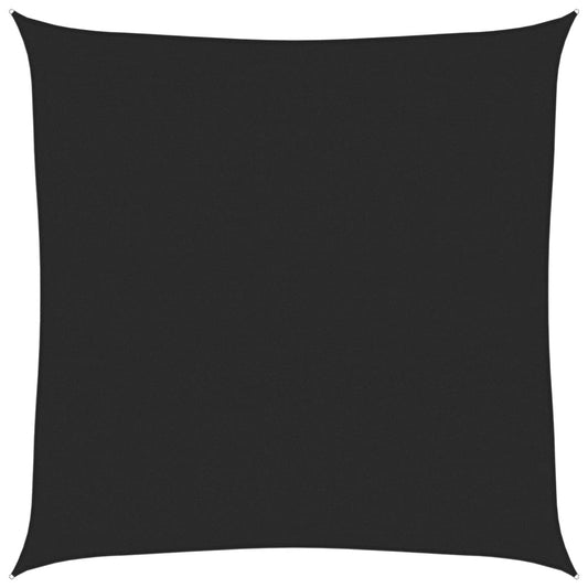 vidaXL Πανί Σκίασης Μαύρο 7 x 7 μ. από HDPE 160 γρ./μ²