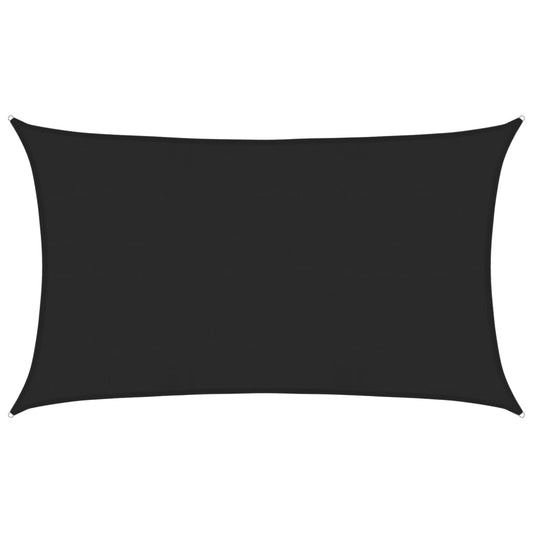 vidaXL Πανί Σκίασης Μαύρο 5 x 8 μ. από HDPE 160 γρ/μ²